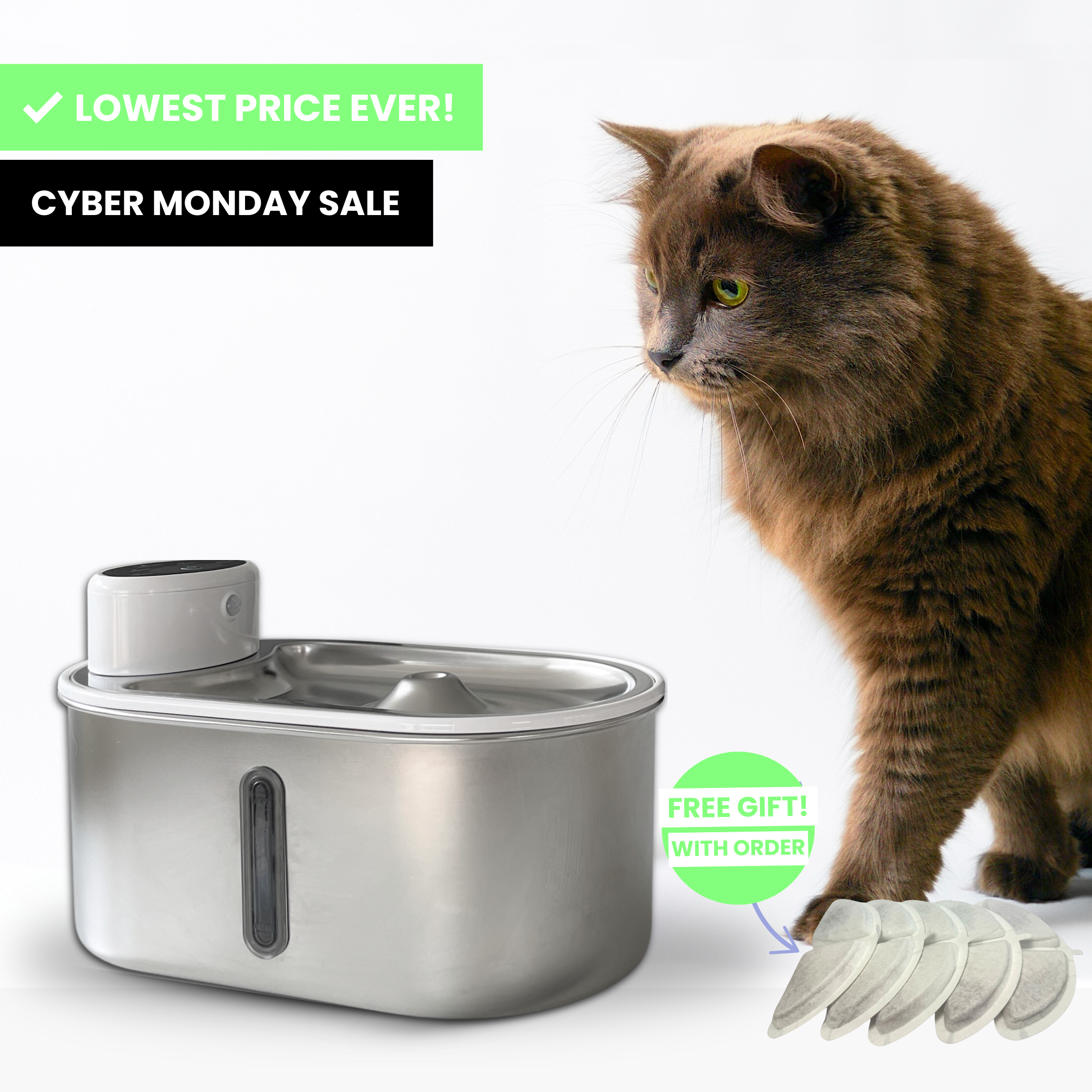 Purr-Flow™ Water Fountain