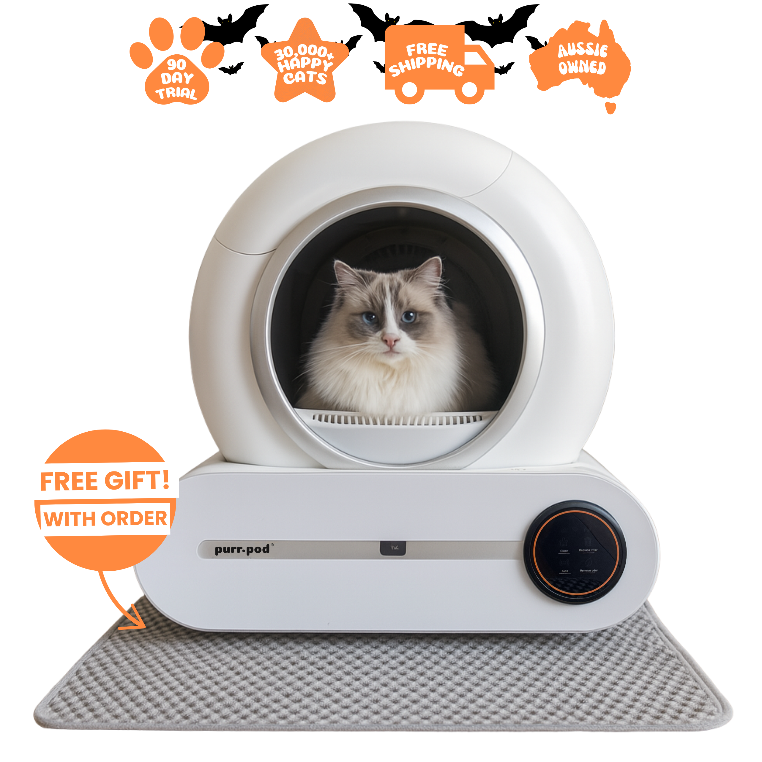 Purr-Pod™ Automatic Litter Box