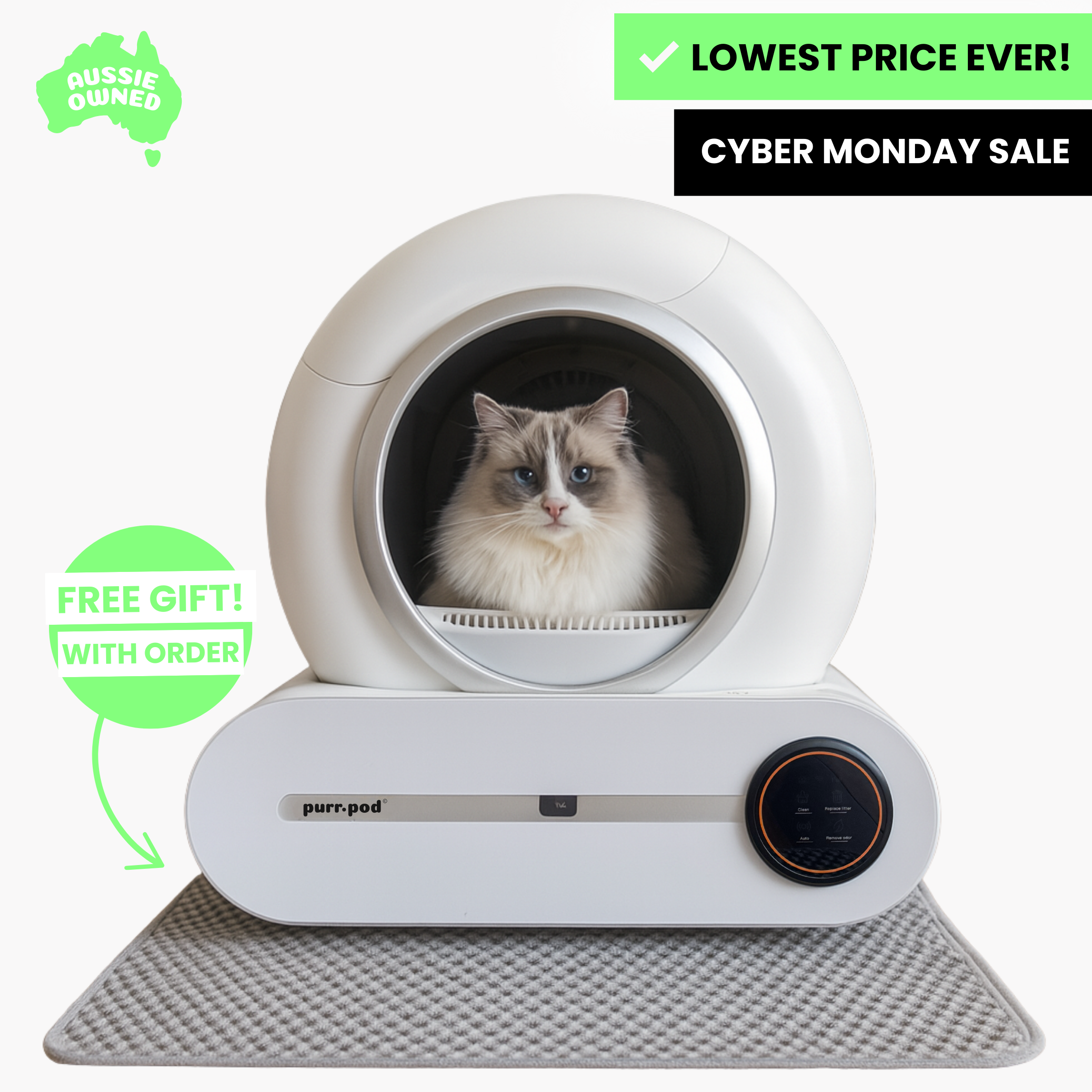 Purr-Pod™ Smart Litter Box