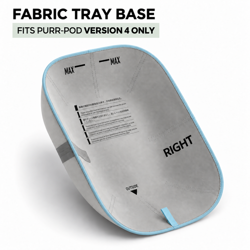 Purr-Pod Fabric Tray Base — Version 4