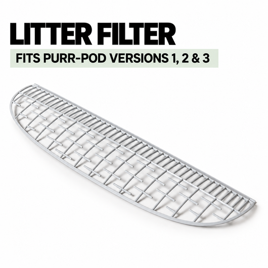 Purr-Pod Litter Filter — Versions 1, 2 & 3
