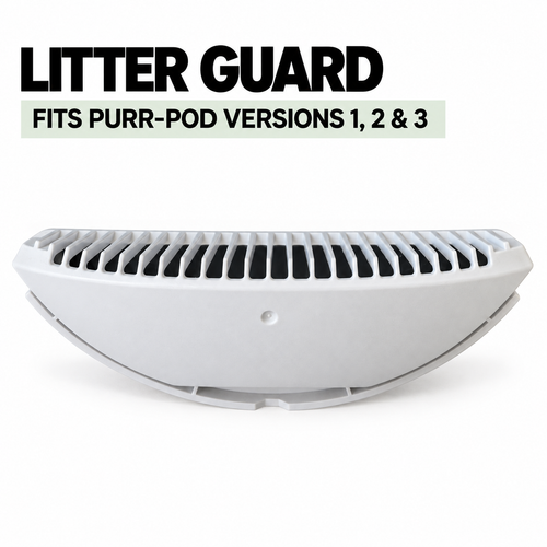 Purr-Pod Litter Guard — Versions 1, 2 & 3