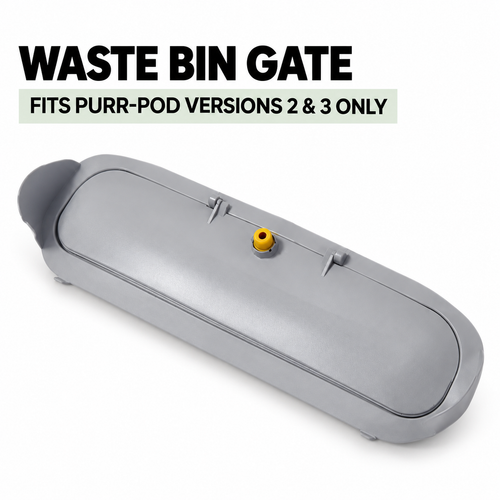 Purr-Pod Waste Bin Gate — Version 2 & 3